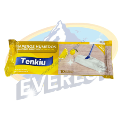 TENKIU TRAPERO HÚMEDO LIMÓN 10 UND