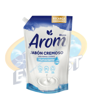 AROM JABÓN LÍQUIDO CREMOSO HUMECTANTE DOY PACK 750 ML