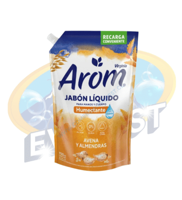 AROM JABÓN LÍQUIDO AVENA DOY PACK 750 ML