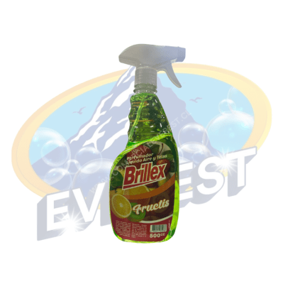 BRILLEX PERFUMADOR LÍQUIDO AIRE Y TELAS AROMA FRUCTIS 500 CC