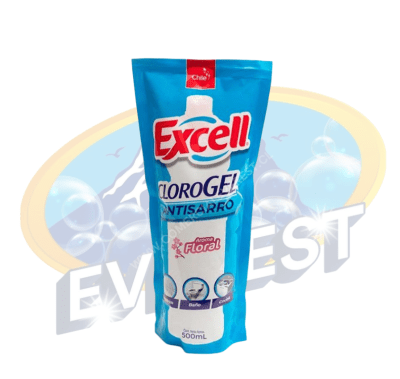 EXCELL CLORO GEL ANTISARRO AROMA FLORAL DOYPACK 500 ML