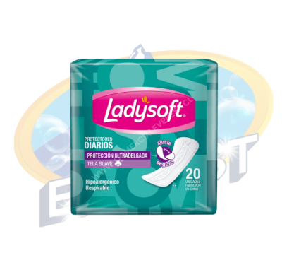 LADYSOFT PROTECTORES DIARIOS ULTRA SUAVES 20 UND