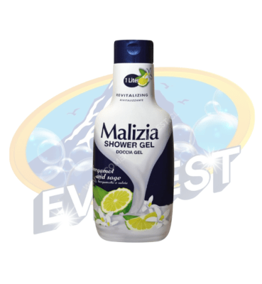 MALIZIA GEL DE DUCHA BERGAMOTA Y SALVIA 1 LT