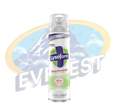 LYSOFORM DESINFECTANTE DE AMBIENTES Y SUPERFICIES BEBÉ 360 CC