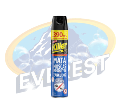 KILLER INSECTICIDA MATA MOSCAS, MOSQUITOS Y ZANCUDOS 390 CC