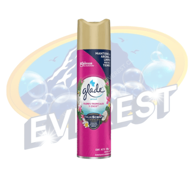 GLADE DESODORANTE AMBIENTAL FLORES TROPICALES Y COCO 360 CC