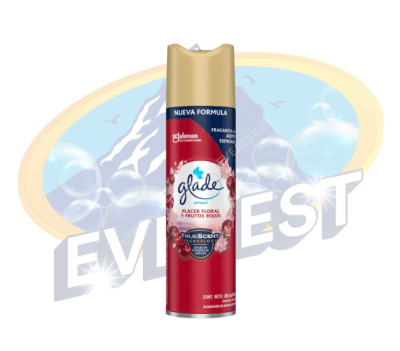 GLADE DESODORANTE AMBIENTAL PLACER FLORAL Y FRUTOS ROJOS 360 CC