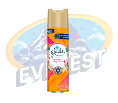 GLADE DESODORANTE AMBIENTAL NARANJO Y ORQUÍDEAS 360 CC
