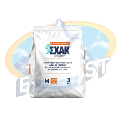 EXAK LAVANDERÍA DETERGENTE EN POLVO 3 KG