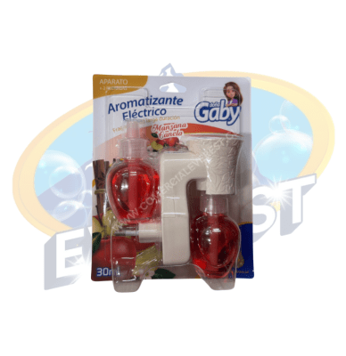 DOÑA GABY AMBIENTADOR ELÉCTRICO + 2 RECARGAS MANZANA CANELA 30 ML C/U