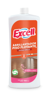EXCELL ABRILLANTADOR PISOFLOTANTE FLOR DE CEREZO 900 ML