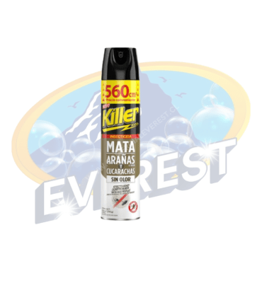 KILLE INSECTICIDA MATA ARAÑAS Y CUCARACHAS SIN OLOR 560 CC