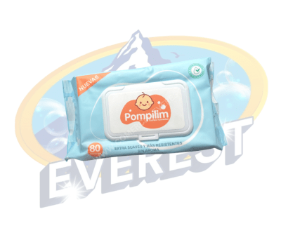 POMPILIM TOALLAS HÚMEDAS EXTRA SUAVE 80 UNIDADES