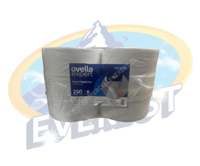 OVELLA EXPERT PAPEL HIGIÉNICO DOBLE HOJA 6 X 250 MTS
