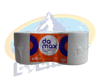 DAMAX PAPEL HIGIÉNICO HOJA SIMPLE 4 X 500 MTS