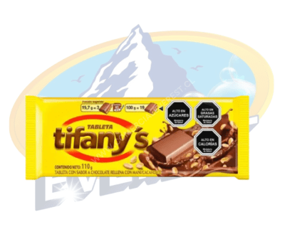 TIFANY'S CHOCOLATE 110 GRS