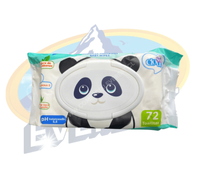 WINNEX TOALLAS HÚMEDAS PANDA 72 UNIDADES