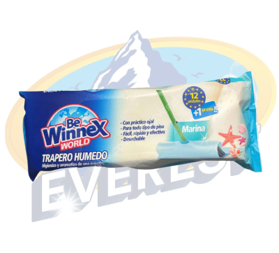 WINNEX TRAPERO HÚMEDO MARINA 12 + 1 UNIDADES