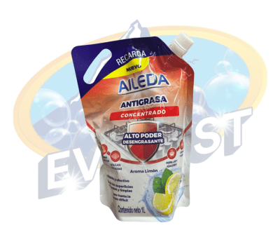 AILEDA ANTIGRASA CONCENTRADO AROMA LIMÓN 1 LT