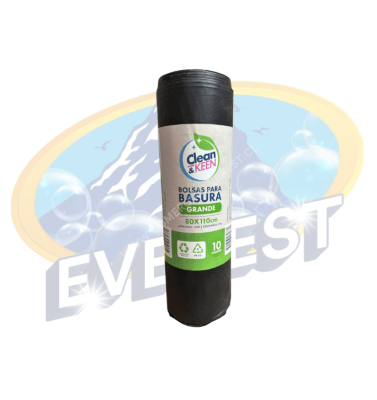 CLEAN & KEEN BOLSA PARA BASURA 80 X 110 CM 10 UND
