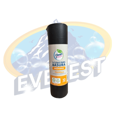 CLEAN & KEEN BOLSA BASURA MEDIANA 70 X 90CM 10 UNIDADES