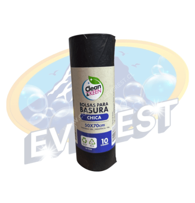CLEAN & KEEN BOLSA PARA BASURA 50 X 70 CM 10 UND