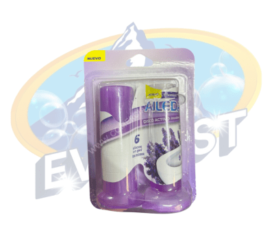 AILEDA DISCO ACTIVO INODORO APLICADOR Y 6 DISCOS LAVANDA