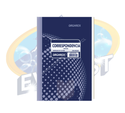 ORGAREX LIBRO DE CORRESPONDENCIA 100 HOJAS