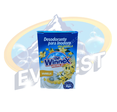 WINNEX DESODORANTE PARA INODORO AROMA VAINILA 45 GRS