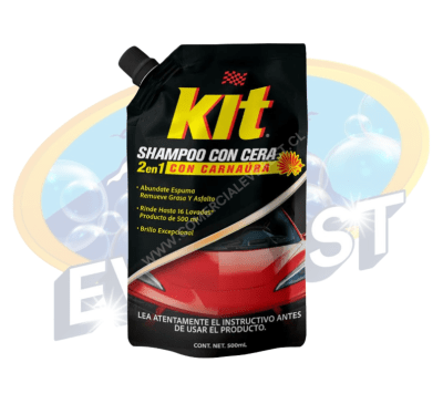 KIT SHAMPOO CON CERA 2 EN 1 500 ML