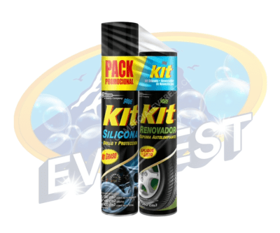 KIT PACK SILICONA + RENOVADOR DE NEUMÁTICOS