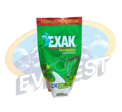EXAK LAVALOZAS CONCENTRADO DOYPACK 400 ML