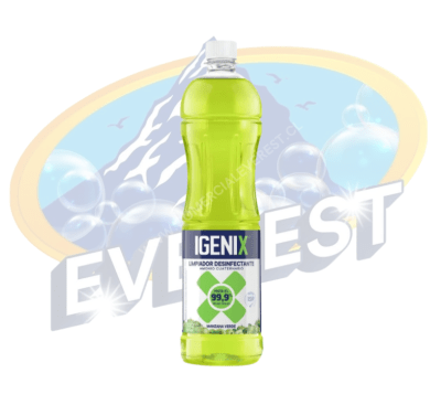 IGENIX LIMPIADOR DESINFECTANTE CON AMONIO CUATERNARIO AROMA MANZANA VERDE 900 ML