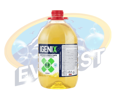 IGENIX LIMPIADOR DESINFECTANTE CON AMONIO CUATERNARIO AROMA VAINILLA 5 LTS