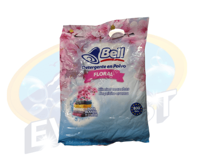 BELL DETERGENTE EN POLVO AROMA FLORAL 800 GR