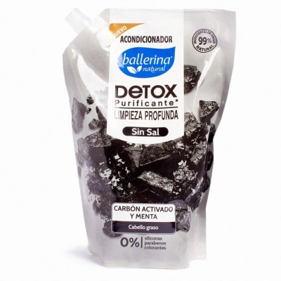 BALLERINA ACONDICIONADOR DETOX CARBÓN 750 ML DOYPACK