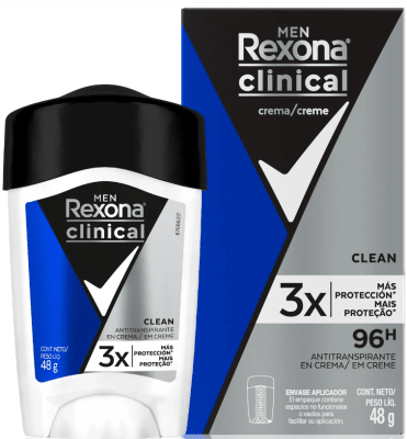 REXONA DESODORANTE CLINICAL MEN CLEAN 48 GR
