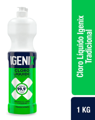 IGENIX CLORO LIQUIDO 1 KG TRADICIONAL