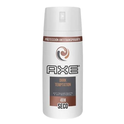 DESODORANTE AXE DARK TEMPTATION SECO ANTITRANSPIRANTE 150 ML