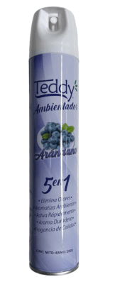TEDDY DESODORANTE AMBIENTAL 400 ML ARANDANOS