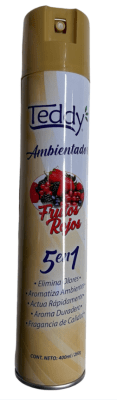 TEDDY DESODORANTE AMBIENTAL 400 ML FRUTOS ROJOS