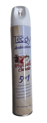 TEDDY DESODORANTE AMBIENTAL 400 ML MANZANA CANELA