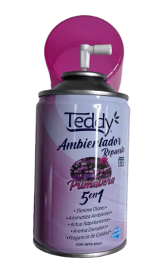 TEDDY DESODORANTE AUTOMATICO 250 ML PRIMAVERA