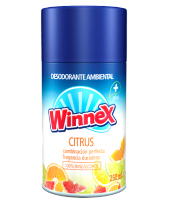 WINNEX DESODORANTE 250 ML CITRUS