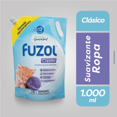 FUZOL SUAVIZANTE CLASICO DOYPACK 1.000 ML
