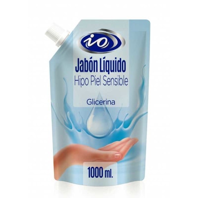 IO JABÓN LÍQUIDO HIPO PIEL SENSIBLE  1 LT DOYPACK