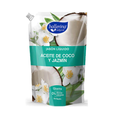 BALLERINA JABON COCO Y JAZMIN DOYPACK 750 ML