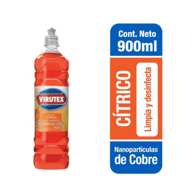 VIRUTEX LIMPIAPISOS DESINFECTANTE 900 ML CITRICO
