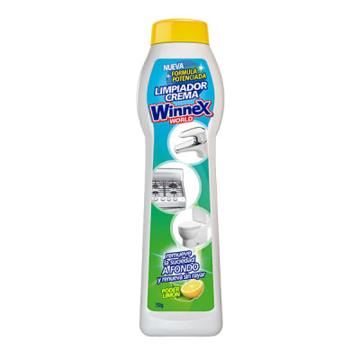 WINNEX LIMPIADOR CREMA LIMON 750 GR
