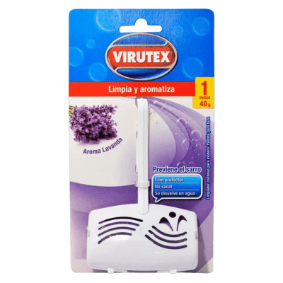 VIRUTEX LIMPIADOR INODORO 40 GRS LAVANDA